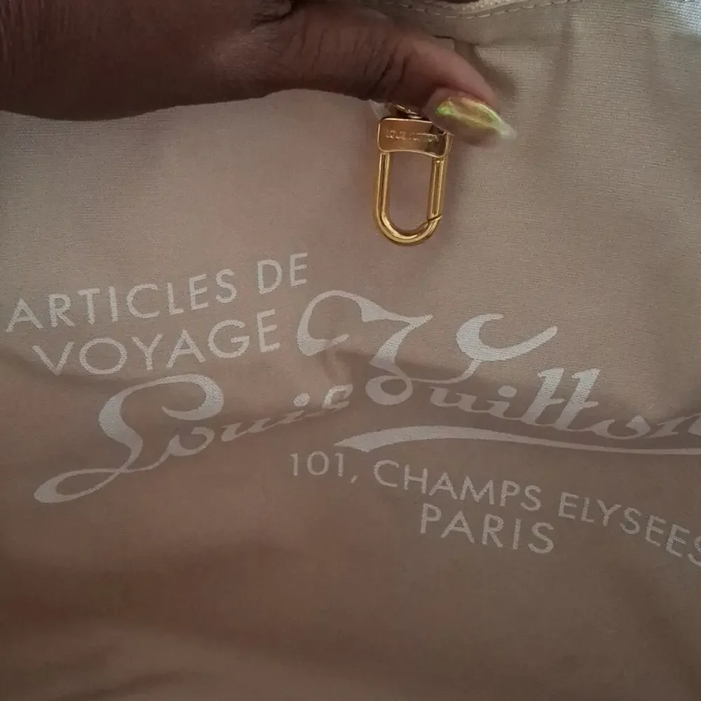 Louis Vuitton Cream Tote Bag